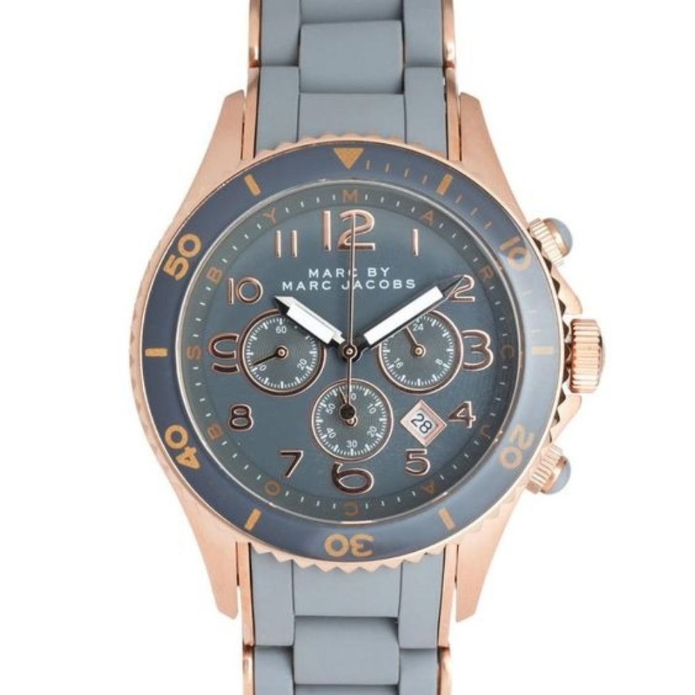 Marc by Marc Jacobs Chronograph Gray & Rose Gold